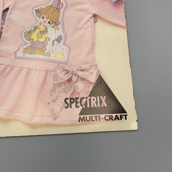 Vtg Precious Moments Sew Free Fabric Applique 514 Goose Girl Spectrix NOS Lamb - Picture 3 of 10